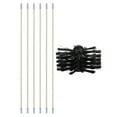 thumbnail image 1 of JMYHOAM Gadgets de Nettoyage Outil de Ramonage, Brosse d'Aération de Séchoir Brosse de Cheminée en Nylon Trousse Réutilisable pour Fournitures de Nettoyage de Cheminées, 1 of 2