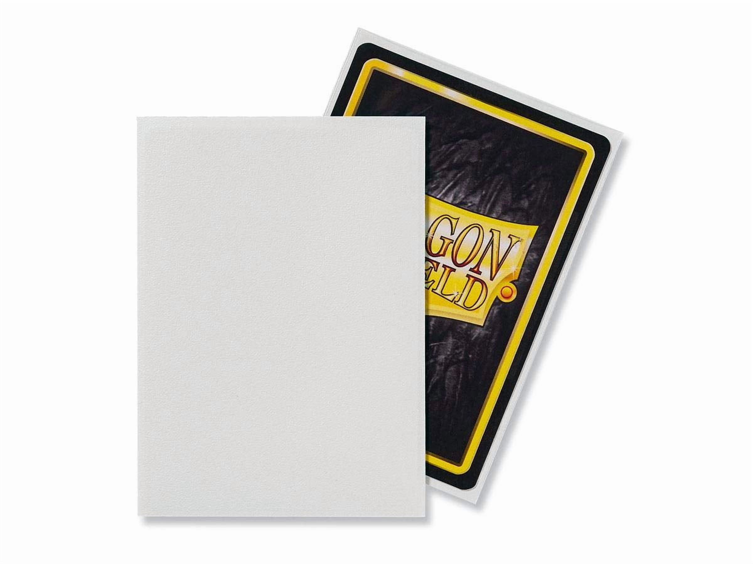 5 Packs Dragon Shield Matte White Standard Size 100 ct Card Sleeves Value Bundle!