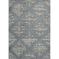 thumbnail image 4 of Hayweld Lagoon Blue and White Woven Area Rug, 4 of 7