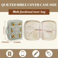 thumbnail image 7 of Pzuqiu Cross Sunflower Bible Cover Books Covers for Women Large Bible Cover Bag with Handle Zipper Pocket Quilted Church Carrying Case Study Supplies Accessories Christian Gifts, 7 of 7