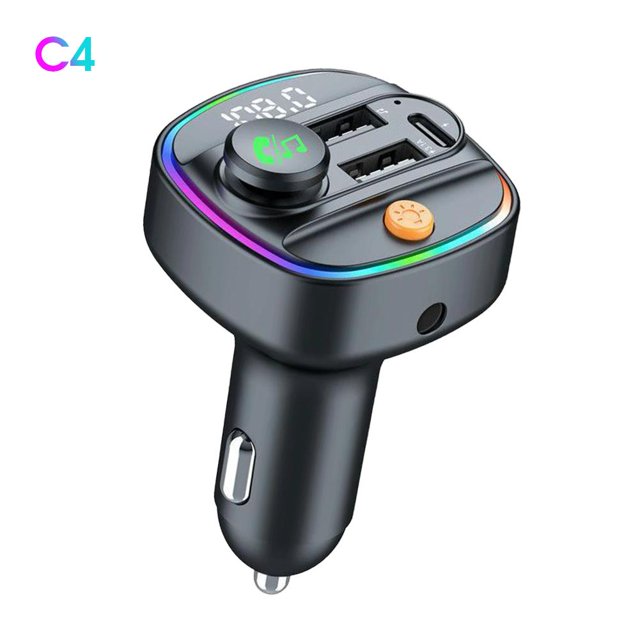 Car MP3 Bluetooth Transmitter Dual USB Charger With AUX Calling Fast Accessories Input Auto A2K3 Charging Adapter