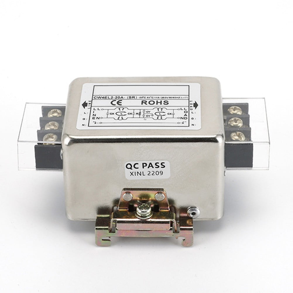 220V Bipolar Terminal Block For Emi Purification Power Filter Cw4L2- 30A No