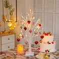 thumbnail image 5 of Cheapark 24in Valentine's Day Lighted Tree Decor - 18 Heart Ornaments USB/Battery Dual Operated, Romantic Lighted Decor For Home Parties Valentine's Day Celebrations, 5 of 8