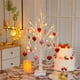 thumbnail image 5 of Árbol De San Valentín Iluminado De 60cm Con 18 Adornos De Corazón Y 50 Luces Led Blancas Cálidas Funciona Con Usb Y Pilas Rama Flexible Decoración Romántica De Mesa Blanco (1 Unidad) Rkxzt, 5 of 8