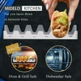 thumbnail image 3 of Taco Holder, Easy To Use Glossy  Stainless Steel  Taco Stand Fine Workmanship  For Picnics, 3 of 8