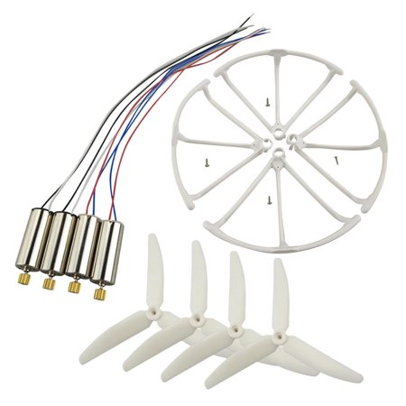4 Pcs +Motors+Guards for H502E H502S X4 RC Quadcopter Spare