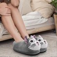 thumbnail image 2 of 35/41EU Cartoon Cute Indoor Slippers - Winter Soft Warm Plush Home Shoes - Unisex Emoji Slippers for Women Teens Adults Boys and Girls, 2 of 5