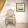 thumbnail image 3 of Mullan, Michael 12x12 Gold Ornate Wood Framed with Double Matting Museum Art Print Titled - Beachscape IV, 3 of 4