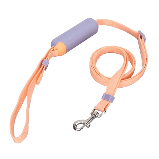 Dog Handle Leash, Adjustment Buckle Nylon Dog Training Leash Multifunctional Snap Lock With Hanging Loop For Small Dogs Purple