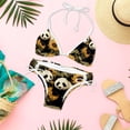 thumbnail image 6 of Panda Sunflower Detachable Sponge Adjustable Strap Bikini Set Two-Pack Swim Suits - Ideal for All Your Swimming Scenes!, 6 of 6