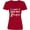 Red, variant on Inktastic Just Down Right Perfect Down Syndrome Awareness Ribbon Women's V-Neck T-Shirt