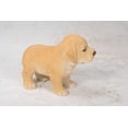 thumbnail image 4 of Décoration de Jardin Statue d'Animal Statue de Chiot Labrador Jaune Debout, 4 of 5