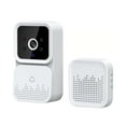 thumbnail image 2 of Timbre de video remoto inalámbrico Timbre visual inteligente Intercomunicador doméstico Visión nocturna Wifi Timbre de seguridad para puerta un timbre, 2 of 9