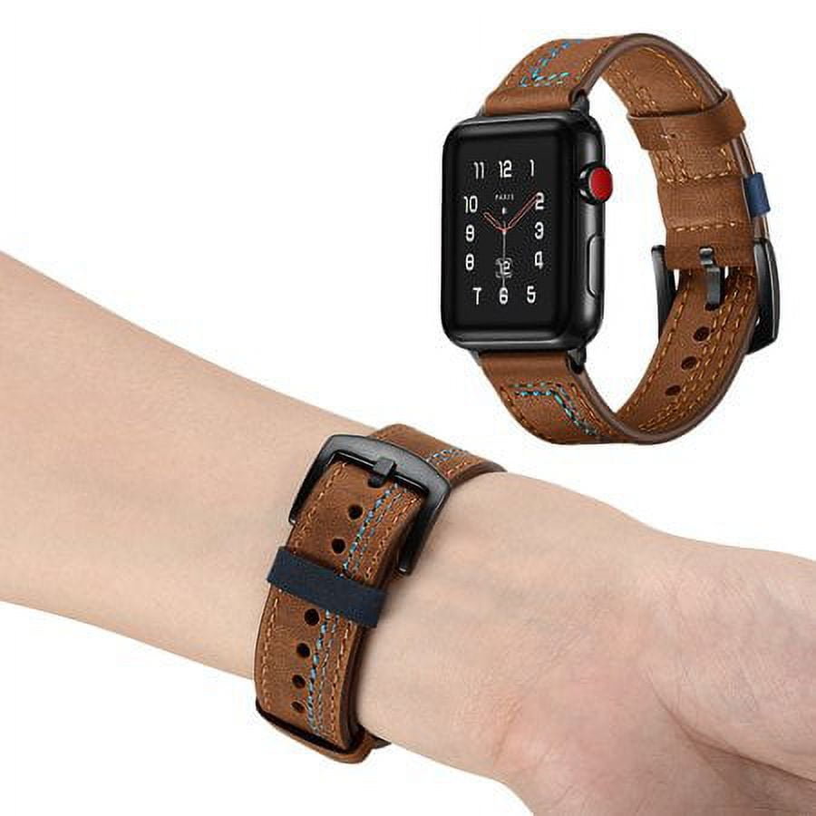 ❤Leather strap For Apple watch band 8 Ultra 7 49mm 45mm 41mm 44mm 40mm 42mm  38mm Smartwatch LV wristband bracelet i-Watch 6 SE 5 4 3✿