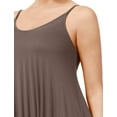 thumbnail image 5 of J. METHOD Women's Sleeveless Spaghetti Strap Loose Fit Harem Pants Comfy Jumpsuit NEWJS03 Mocha M, 5 of 6