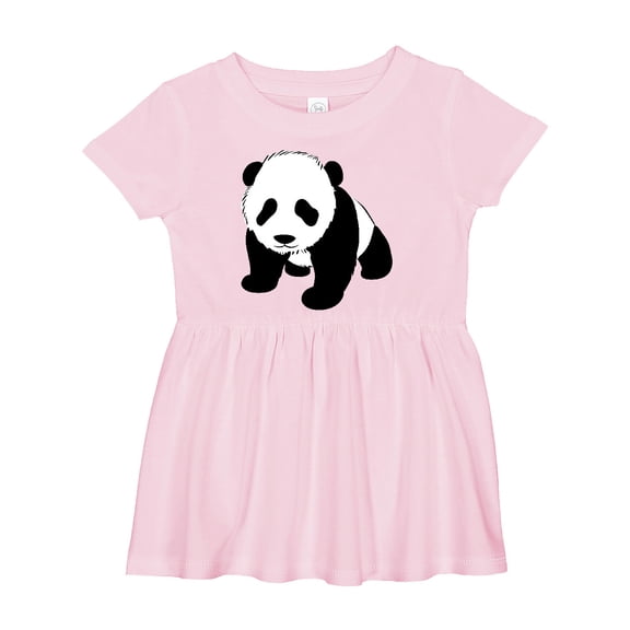 Inktastic Panda Bear Girls Baby Dress