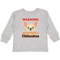 thumbnail image 3 of Inktastic Protected by a Chihuahua Boys or Girls Long Sleeve Toddler T-Shirt, 3 of 5