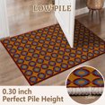 thumbnail image 2 of 2x3 Entryway Rug Bathroom Rugs for Front Door Bedroom Kitchen, Washable Vintage Print Carpet, Floor Mat with Non Slip Backing, 2 of 8