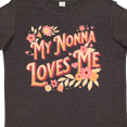 thumbnail image 4 of Inktastic Nonna Loves Me Granddaughter Flowers Girls Toddler T-Shirt, 4 of 5