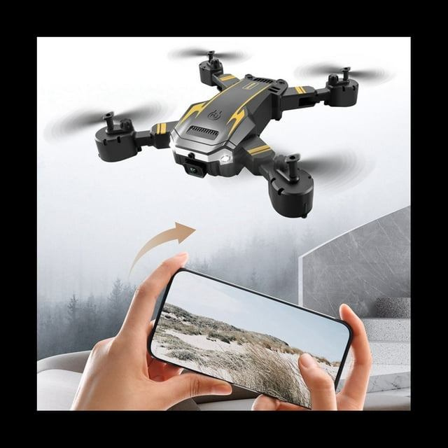 Dron Plegable Sin CáMara, AvióN Teledirigido, Juguetes con FuncióN AutomáTica de EvitacióN de ObstáCulos para Regalo, 2 Uds. de BateríA