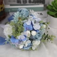 thumbnail image 6 of Wedding Bouquets for Bride, Artificial Rose Bridal Bouquets for Bride, Flower Bouquet for Wedding, Bridesmaid Bouquets with Silk Ribbon, Valentine's Day, Home Decor, 6 of 7
