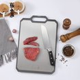thumbnail image 4 of Zhang Xiao Quan Double-Sided Cutting Board for Kitchen, with 304 Stainless Steel and Plastic for Meat Vegetable Fruit, Clean Large Size Chopping Cutting Board, 4 of 5