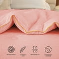 thumbnail image 4 of Qocolhg Comforter Duvet Insert,Quilted Comforters Queen Size,All Season Duvet, Soft Lightweight Prewashed Bed Comforter,Warm Down Alternative Bedding Comforter with Corner Tabs,Clearance,Pink, 4 of 6