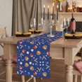 thumbnail image 2 of Baseball Sports Table Runner Modern Classic American Balls Blue Tablerunners 13 x 36 Inch, Table Decorations Tabletop Scarf for Summer Gathering Holiday Farmhouse Kitchen Dining Decor, 2 of 8
