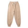 thumbnail image 2 of Jerdar Men's Cotton Jogger Sweatpants Tapered Cuffed Ankle All Season Four Season Gym Workout Fitness Athletic Casual Comfortable Soft Long Pants Trousers, 2 of 9