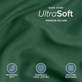 thumbnail image 4 of Bare Home Luxury Duvet Cover and Sham Set - Premium 1800 Collection - Ultra-Soft - Queen, Forest Green, 3-Pieces, 4 of 10