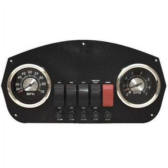 Lowe Boat Dash Panel 2284102 | w/ Teleflex Gauges 14 1/4 x 7 1/8 Inch