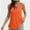 Orange, variant on Women V Neck Curved Hem Tank Tops Summer Casual Sleeveless Loose Fit Tunic Tops