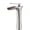 Brushed, variant on Waterfall Taps for Bathroom Sink, Single Handle Single Hole Bathroom Sink Basin Sink Tap Single Lever, Waterfall Spout, Antique Tall