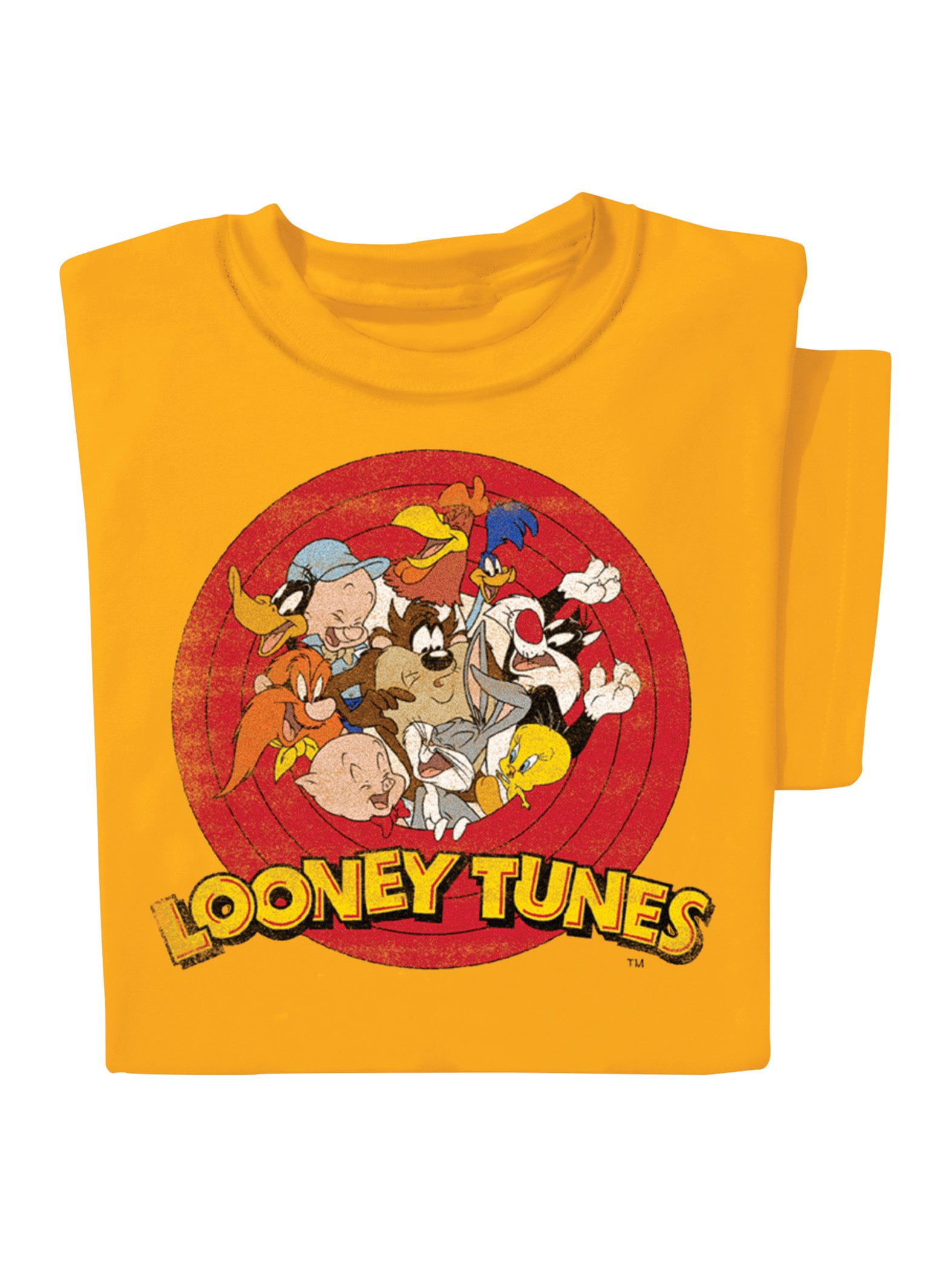 Looney Tunes Bugs Bunny Circle Adults Unisex Black Sweatshirt