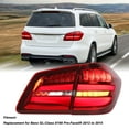 thumbnail image 3 of Rear Running Lights, Replacement Long Service Life LED Tail Lights  For GL-Class X166 Pre-Facelift, 3 of 8