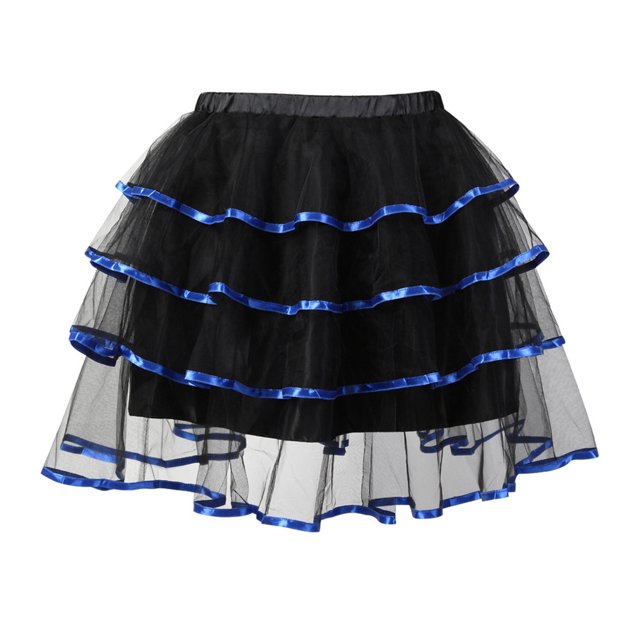 Falda de malla Punk, disfraz de Cosplay para mujer, faldas de baile pirata góticas Retro, trajes de chica de espectáculo Wmkox8yi FGJ2546
