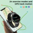thumbnail image 2 of Men's and Women's Smart Watch, Fitness Watch, with Heart Rate Monitor, Sleep Tracker, 1.3 Inch IP68 Waterproof, for Android iOS Phones, 2 of 5