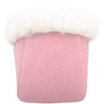 thumbnail image 3 of Snugrugs Womens Wool Lined Moccasin Slippers with Soft Sole & Wool Cuff - Pink - US 11, 3 of 7