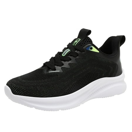 

SEMIMAY Men Sports Shoes Fashion Color Blocking Four Seasons Casual Sports Shoes New Pattern Mesh Breathable Comfortable Soft Soled Sports Shoes
