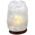 thumbnail image 1 of Himalayan White Crystal Salt Lamp, 1 of 2