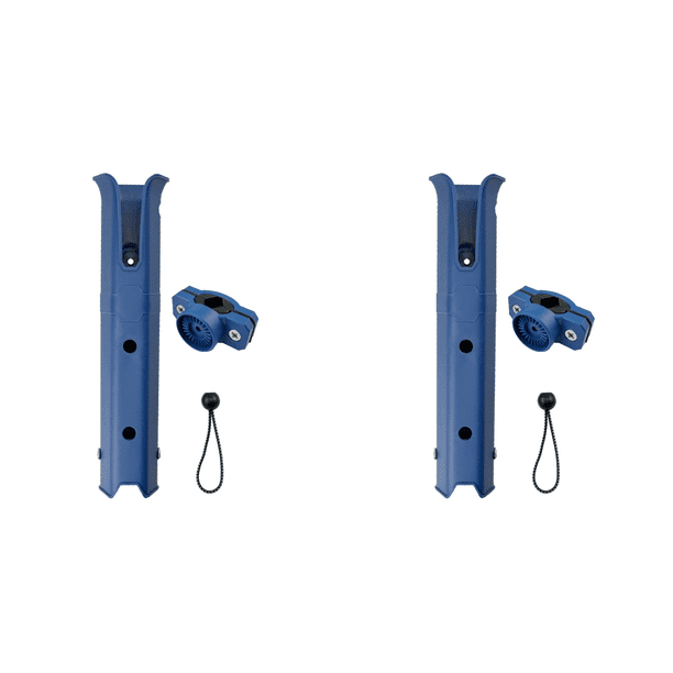 Soporte Ajustable para Caña Pescar Estante Portátil Remolque Enfriador Barco () Azul