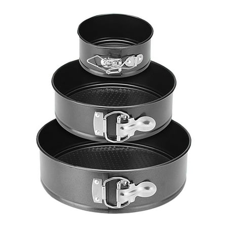 

3pcs/set Mold Carbon Steel Cake Pan Buckle Non-Stick Baking Tray DIY Pastry Mould Tray Kitchen Supplies New