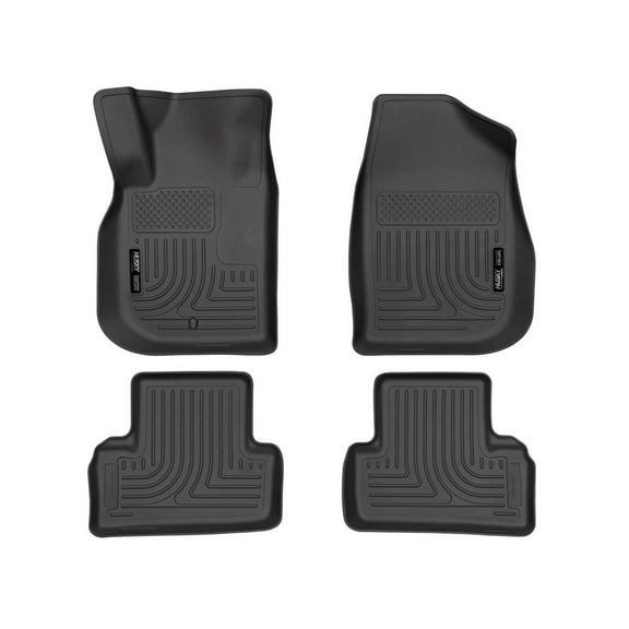 Husky Liners 98101 Weatherbeater Floor Mats Fit 2005-2010 Chevy Cobalt, 2007-2009 Pontiac G5 - Front/2nd Seat - Black