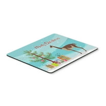 Carolines Treasures BB9284MP Vicugna or Vicuna Christmas Mouse Pad Hot Pad or Trivet Teal Large multicolor