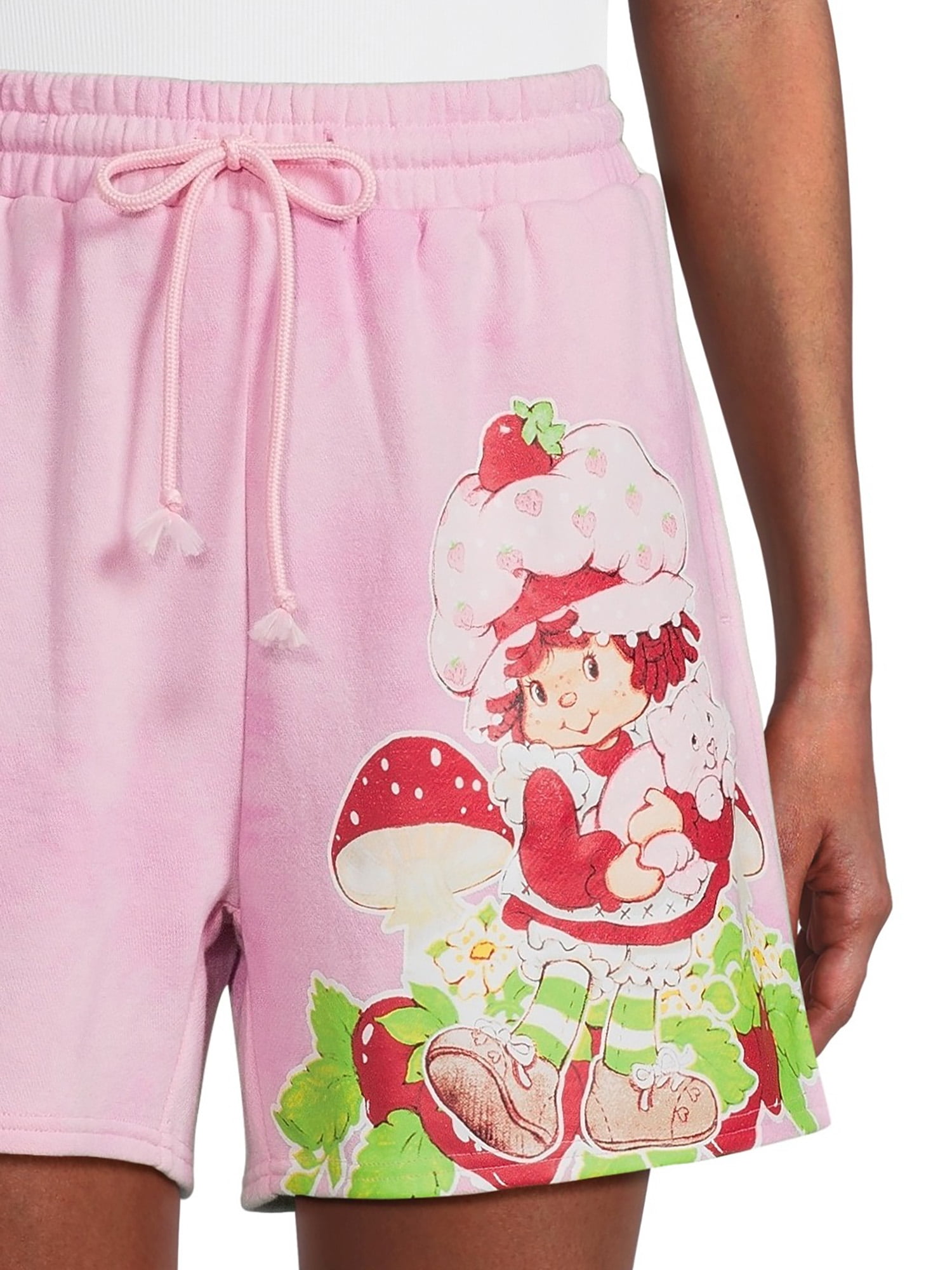 ◆THE MUSEUM VISITOR◆ STRAWBERRY SHORTS 14718 Juniors Strawberry Shortcake & Custard Easy Shorts - Walmart.com