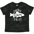 thumbnail image 3 of Inktastic Lucky Fishing Shirt Fish Boys or Girls Toddler T-Shirt, 3 of 5