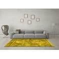 thumbnail image 3 of Ahgly Company Indoor Rectangle Persian Yellow Traditional Area Rugs, 5' x 7', 3 of 4