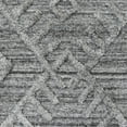 thumbnail image 2 of RUGSOTIC CARPETS HAND WOVEN FLAT WEAVE KILIM POLYESTER ECO-FRIENDLY AREA RUGS - 9'x12', Rectangle, Dark Gray, Geometric Modern Design, Low Pile Handmade Area Rugs for Living Room, Bed Room (DP0006), 2 of 9