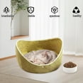 thumbnail image 4 of Breathable Pet Cage with Metal Hooks Rattan and Woven Cat Cat for Cage for Rabbits Small Dogs, 4 of 4