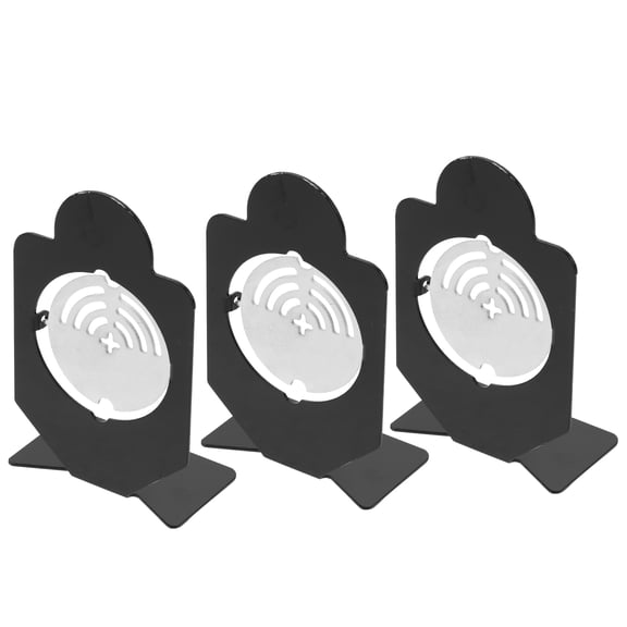 HEANUJJ 3Pcs Compact Stainless Steel Shooting Targets for Accurate Practice and Training